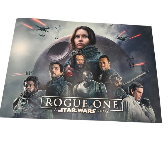 Disney Store Authentic Star Wars Rogue One Lithograph Set of 4 NEW - Picture 1 of 9